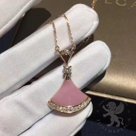 Bulgari Necklace Divas Dream Pink Opal 19D