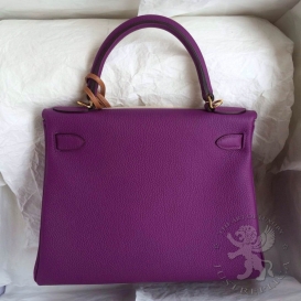 Hermes Kelly Togo 28cm P9 Anemone