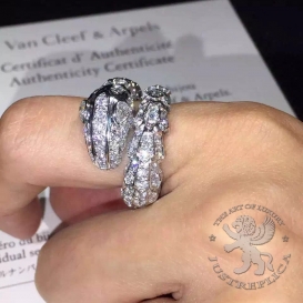 Bulgari Ring Serpenti full pave Diamonds