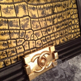 Chanel Boy Crocodile Flap 25cm