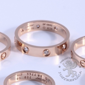 CARTIER Ring Love wedding band 8D