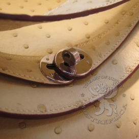 Hermes Lindy Ostrich 30cm Tuscany
