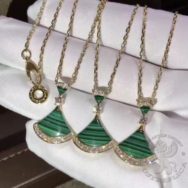 Bulgari Diva Necklace Malachite and Diamonds