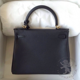 Hermes Kelly Togo 28cm Black