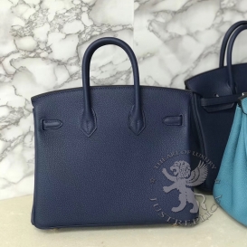 Hermes Birkin Togo 25cm Bleu Abysse 7K