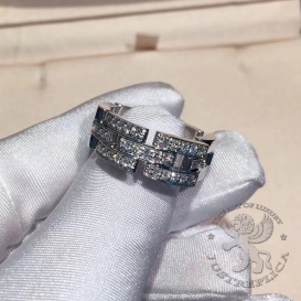 CARTIER Ring Maillon Panthere 3 rows 35D