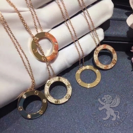 CARTIER Necklace LOVE 3D