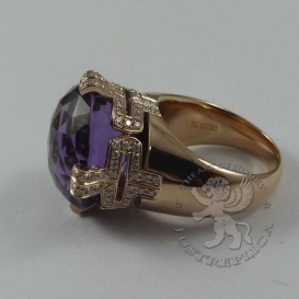 Bulgari Ring Parentesi Cocktail Gemstone 88D