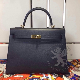 Hermes Kelly Epsom 32cm Black