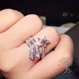 Chanel Comete Shooting Star Ring with 41 Diamonds