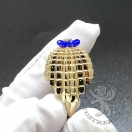 CARTIER Ring Cactus de Cartier Lapis 55D