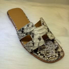Hermes Slippers Python