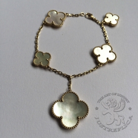 Van Cleef Arpels Bracelet Magic Alhambra 5 motifs MOP