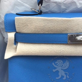 Hermes Kelly Epsom 32cm Bleu Paradis