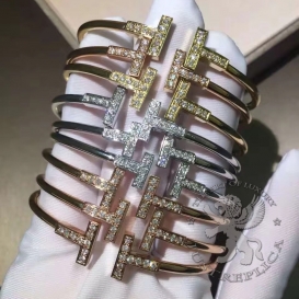 Tiffany Bracelet T Wire 18 Diamonds
