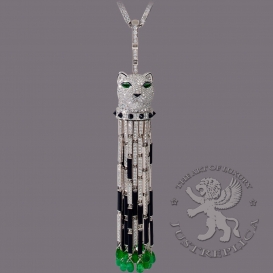 CARTIER Necklace Panthere De Cartier 1255D