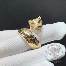 CARTIER Ring Panthere De Cartier 158D