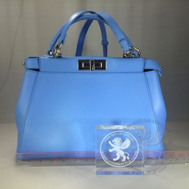 Fendi Peekaboo Calf 33cm Blue