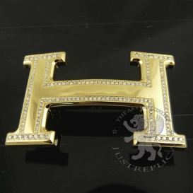 HERMES Belt Buckle 128 Diamonds
