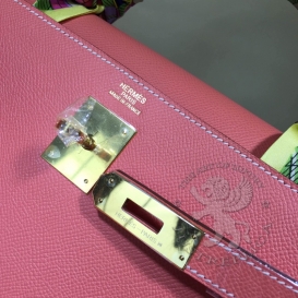 Hermes Kelly Epsom 32cm Flamingo