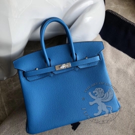 Hermes Birkin Togo 25cm Blue Zanzibar B3