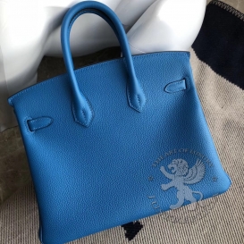 Hermes Birkin Togo 25cm Blue Zanzibar B3
