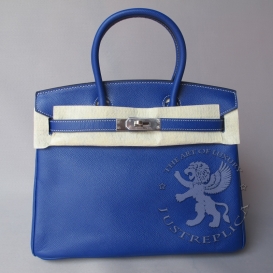 Hermes Birkin Epsom 30cm Electric Blue