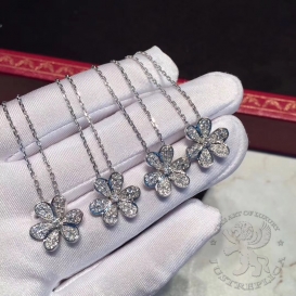 Van Cleef Arpels Necklace Frivole 55 Diamonds