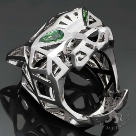 CARTIER Ring Panthere de Cartier Tsavorite eyes