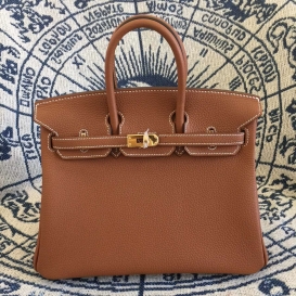 Hermes Birkin Togo 25cm Gold 37