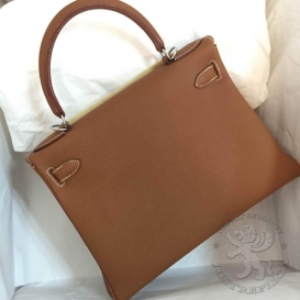 Hermes Kelly Togo 28cm 37 Gold