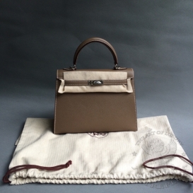 Hermes Kelly Epsom 25cm Etoupe PHS