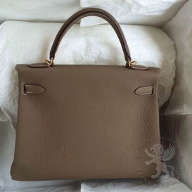 Hermes Kelly Togo 28cm 18 Etoupe