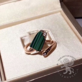 Bulgari Ring Gelati Malachite 12D