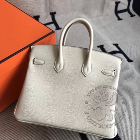 Hermes Birkin Togo 25cm Craie 10