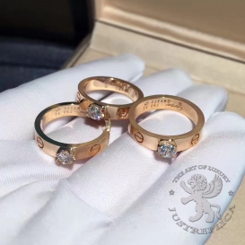 CARTIER Ring Love Solitaire 1 Diamond