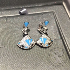 Bulgari Earrings Divas Dream Turquoise Onyx 30D
