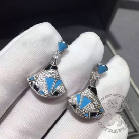 Bulgari Earrings Divas Dream Turquoise Onyx 30D