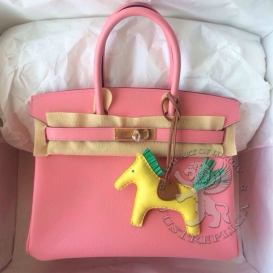 Hermes Birkin Epsom 30cm Rose Confetti