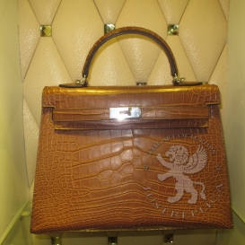 Hermes Kelly Crocodile Matte Niloticus 32cm Brown