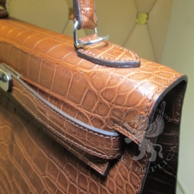 Hermes Kelly Crocodile Matte Niloticus 32cm Brown