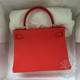Hermes Kelly Togo 28cm 9T Capucine