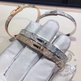HERMES Bracelet Kelly 548 Diamonds