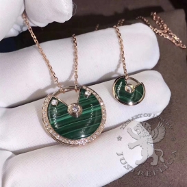 CARTIER Necklace Amulette De Cartier 2motifs