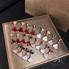 Bulgari Earrings Divas Dream Carnelian Diamonds