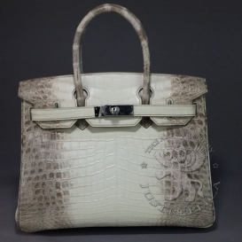 Hermes Birkin Crocodile 30cm Himalaya