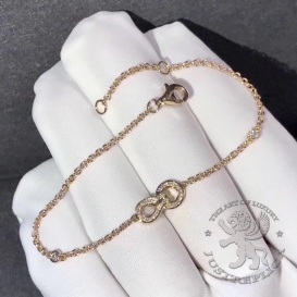 CARTIER Bracelet Agrafe with Diamonds