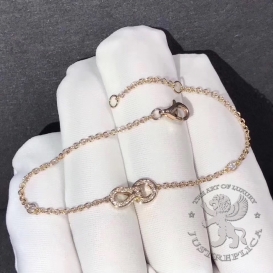 CARTIER Bracelet Agrafe with Diamonds