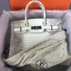 Hermes Birkin Crocodile Himalaya 30 cm
