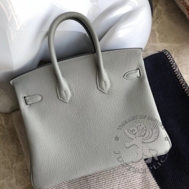 Hermes Birkin Togo 25cm Gris Mouette 4Z